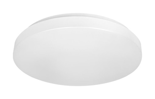 14 inch; Acrylic Round; Flush Mounted; LED Light Fixture; CCT Selectable; White Finish; 120V (81|62/1212)