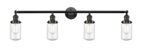 Dover - 4 Light - 43 inch - Oil Rubbed Bronze - Adjustable Bath Vanity Light (3442|215-OB-G314-LED)