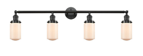Dover - 4 Light - 43 inch - Oil Rubbed Bronze - Adjustable Bath Vanity Light (3442|215-OB-G311)