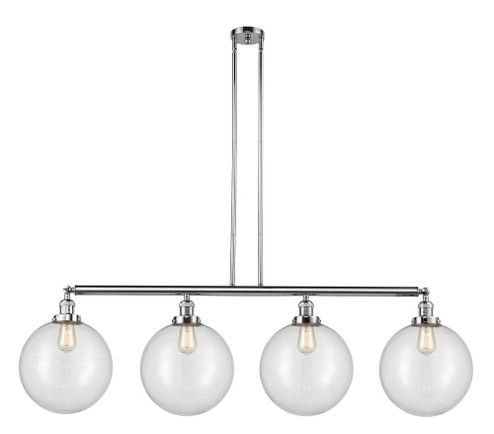 Beacon - 4 Light - 56 inch - Polished Chrome - Stem Hung - Adjustable Island Light (3442|214-PC-G202-12)