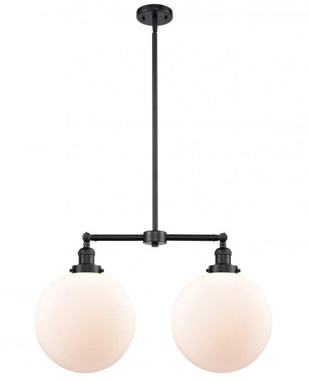 Beacon - 2 Light - 27 inch - Oil Rubbed Bronze - Stem Hung - Adjustable Island Light (3442|209-OB-G201-12)