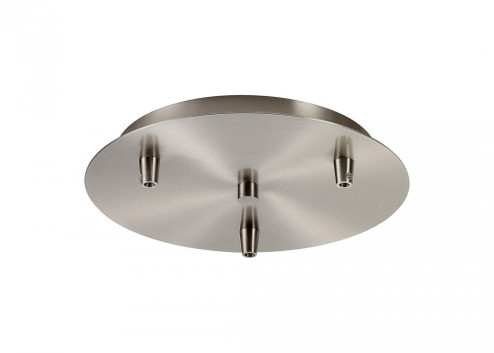 3 Light Round Multi Port Canopy (3442|113-SN)