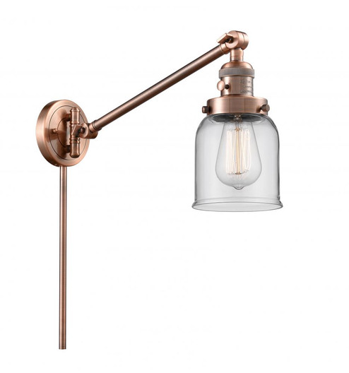 Bell - 1 Light - 8 inch - Antique Copper -Adjustable Swing Arm (3442|237-AC-G52)