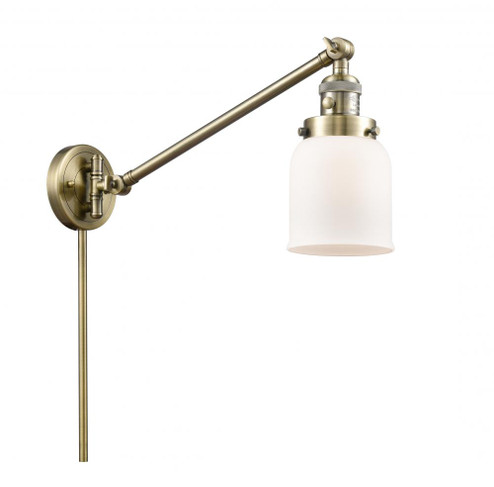 Bell - 1 Light - 8 inch - Antique Brass -Adjustable Swing Arm (3442|237-AB-G51)