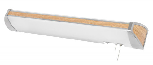 AFX Lighting IDB332E8LK White Frosted Acrylic Overbed Light Fixture with Light Oak Accents (1|IDB332E8LK)