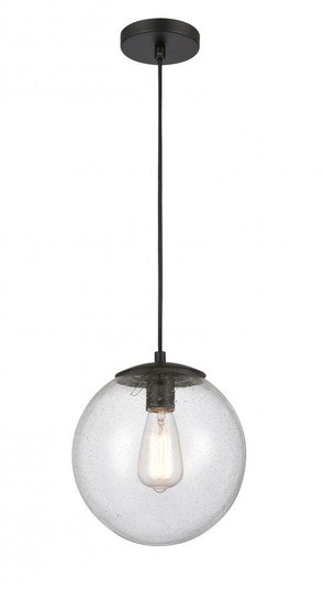 Tolland - 1 Light - 10 inch - Matte Black - Cord hung - Mini Pendant (3442|610-BK-SDY)