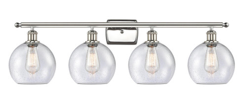 Athens - 4 Light - 38 inch - Polished Nickel - Bath Vanity Light (3442|516-4W-PN-G124-8)