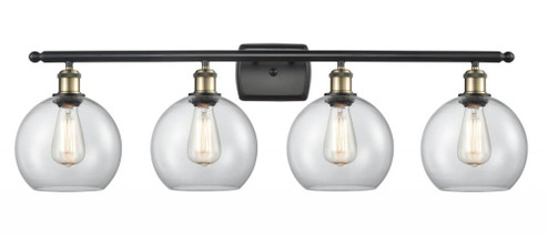 Athens - 4 Light - 38 inch - Black Antique Brass - Bath Vanity Light (3442|516-4W-BAB-G122-8)