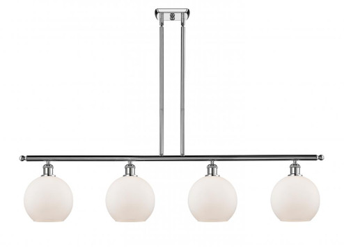 Athens - 4 Light - 48 inch - Polished Chrome - Cord hung - Island Light (3442|516-4I-PC-G121-8-LED)