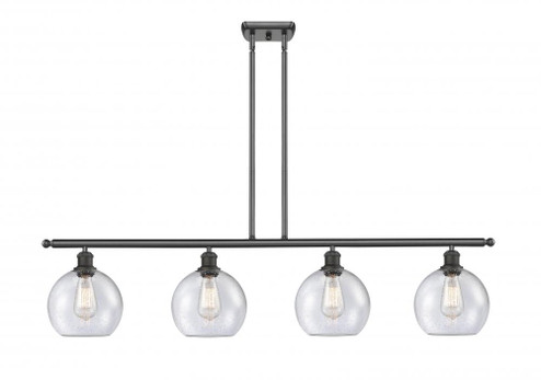Athens - 4 Light - 48 inch - Oil Rubbed Bronze - Cord hung - Island Light (3442|516-4I-OB-G124-8)