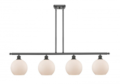 Athens - 4 Light - 48 inch - Oil Rubbed Bronze - Cord hung - Island Light (3442|516-4I-OB-G121-8-LED)