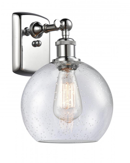 Athens - 1 Light - 8 inch - Polished Chrome - Sconce (3442|516-1W-PC-G124-8-LED)