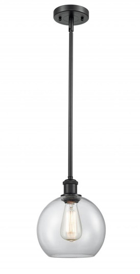 Athens - 1 Light - 8 inch - Matte Black - Mini Pendant (3442|516-1S-BK-G122-8-LED)