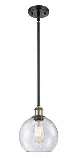 Athens - 1 Light - 8 inch - Black Antique Brass - Mini Pendant (3442|516-1S-BAB-G124-8-LED)