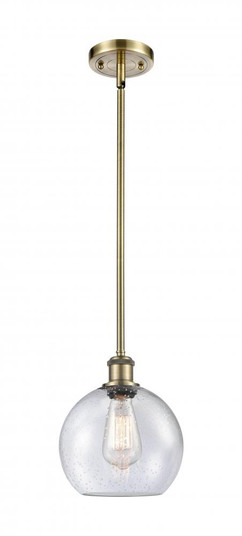 Athens - 1 Light - 8 inch - Antique Brass - Mini Pendant (3442|516-1S-AB-G124-8)