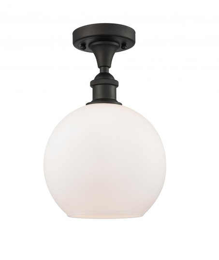 Athens - 1 Light - 8 inch - Oil Rubbed Bronze - Semi-Flush Mount (3442|516-1C-OB-G121-8)