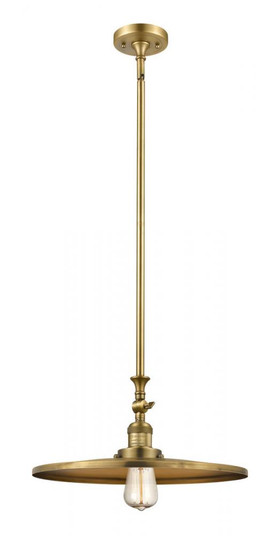Appalachian - 1 Light - 16 inch - Brushed Brass - Stem Hung - Adjustable Mini Pendant (3442|206-BB-MFR-BB-16)