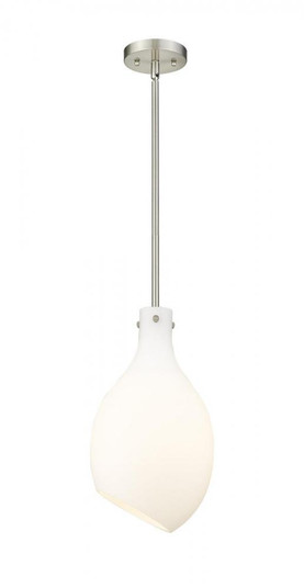 Norwalk - 1 Light - 9 inch - Brushed Satin Nickel - Stem hung - Mini Pendant (3442|493-1S-SN-G551-9-LED)