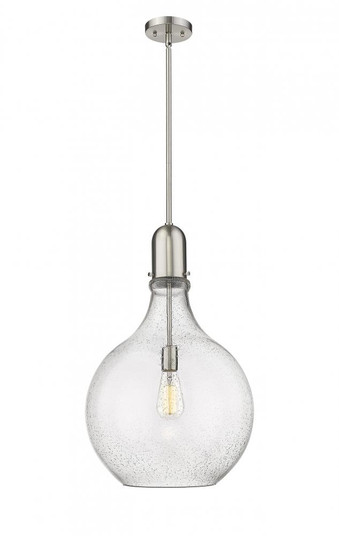 Amherst - 1 Light - 16 inch - Brushed Satin Nickel - Stem hung - Pendant (3442|492-1S-SN-G584-16)
