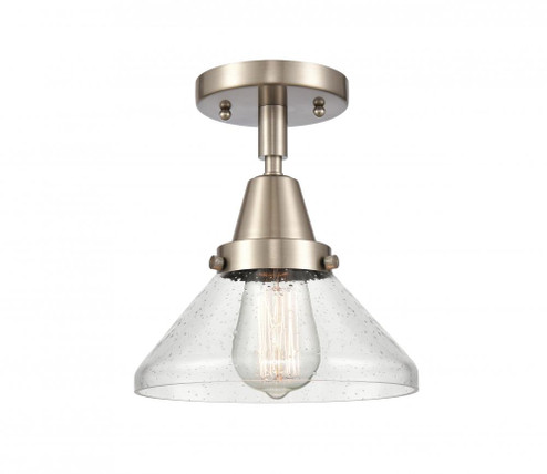 Caden - 1 Light - 8 inch - Brushed Satin Nickel - Semi-Flush Mount (3442|447-1C-SN-G4474)