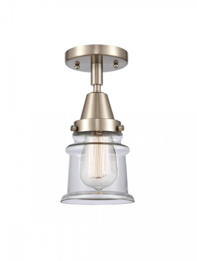 Canton - 1 Light - 6 inch - Brushed Satin Nickel - Flush Mount (3442|447-1C-SN-G182S)