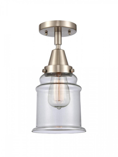 Canton - 1 Light - 6 inch - Brushed Satin Nickel - Semi-Flush Mount (3442|447-1C-SN-G182-LED)