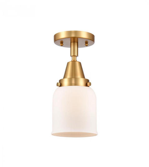 Bell - 1 Light - 5 inch - Satin Gold - Semi-Flush Mount (3442|447-1C-SG-G51)