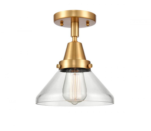 Caden - 1 Light - 8 inch - Satin Gold - Semi-Flush Mount (3442|447-1C-SG-G4472-LED)