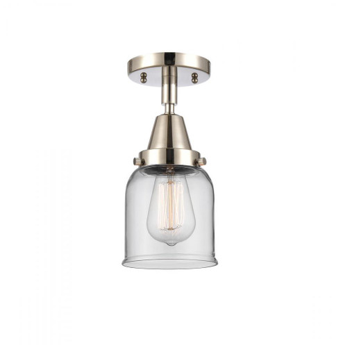Bell - 1 Light - 5 inch - Polished Nickel - Semi-Flush Mount (3442|447-1C-PN-G52)