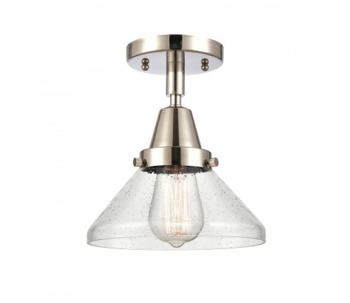 Caden - 1 Light - 8 inch - Polished Nickel - Semi-Flush Mount (3442|447-1C-PN-G4474-LED)