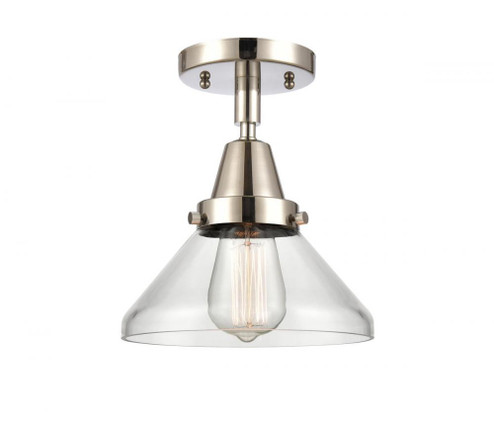 Caden - 1 Light - 8 inch - Polished Nickel - Semi-Flush Mount (3442|447-1C-PN-G4472-LED)