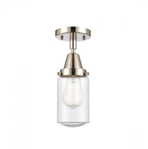 Dover - 1 Light - 5 inch - Polished Nickel - Semi-Flush Mount (3442|447-1C-PN-G314-LED)