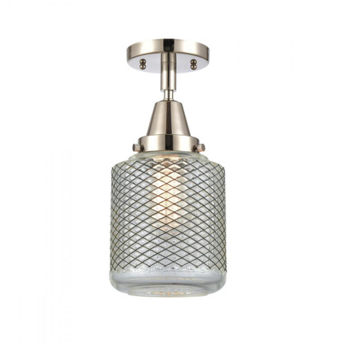 Stanton - 1 Light - 6 inch - Polished Nickel - Semi-Flush Mount (3442|447-1C-PN-G262-LED)