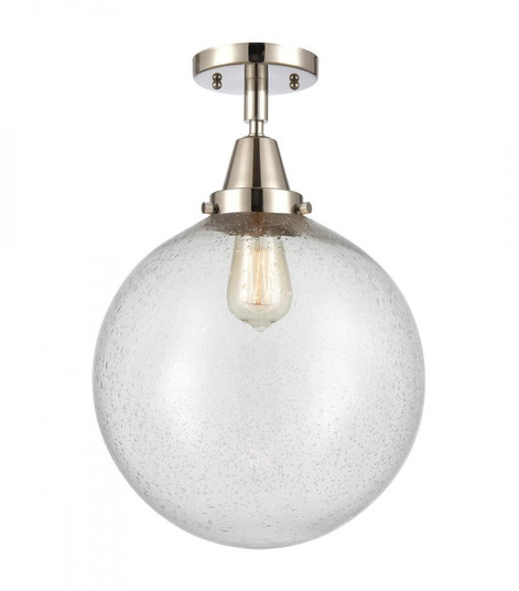 Beacon - 1 Light - 12 inch - Polished Nickel - Semi-Flush Mount (3442|447-1C-PN-G204-12)