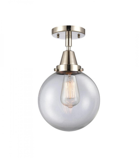 Beacon - 1 Light - 8 inch - Polished Nickel - Semi-Flush Mount (3442|447-1C-PN-G202-8)