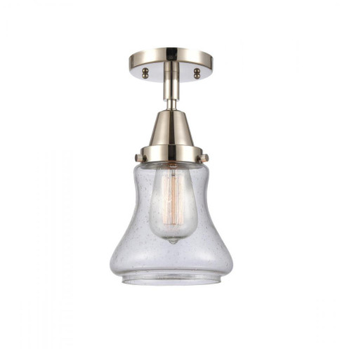 Bellmont - 1 Light - 6 inch - Polished Nickel - Semi-Flush Mount (3442|447-1C-PN-G194)