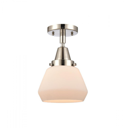 Fulton - 1 Light - 7 inch - Polished Nickel - Semi-Flush Mount (3442|447-1C-PN-G171-LED)
