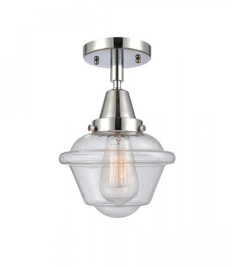Oxford - 1 Light - 8 inch - Polished Chrome - Semi-Flush Mount (3442|447-1C-PC-G534)