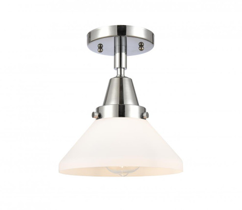 Caden - 1 Light - 8 inch - Polished Chrome - Semi-Flush Mount (3442|447-1C-PC-G4471-LED)