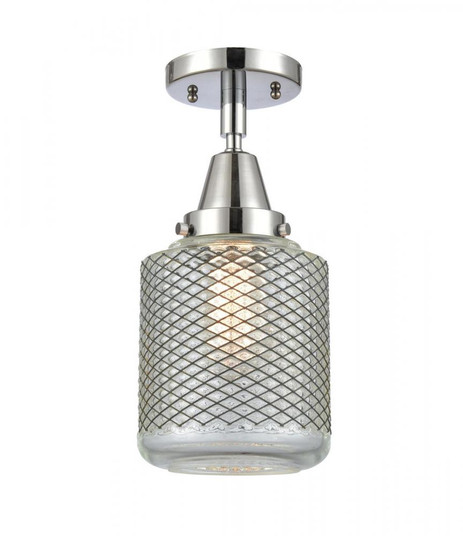 Stanton - 1 Light - 6 inch - Polished Chrome - Semi-Flush Mount (3442|447-1C-PC-G262-LED)