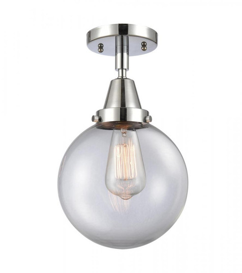 Beacon - 1 Light - 8 inch - Polished Chrome - Semi-Flush Mount (3442|447-1C-PC-G202-8-LED)