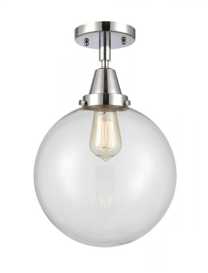 Beacon - 1 Light - 10 inch - Polished Chrome - Semi-Flush Mount (3442|447-1C-PC-G202-10-LED)