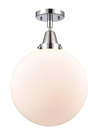 Beacon - 1 Light - 12 inch - Polished Chrome - Semi-Flush Mount (3442|447-1C-PC-G201-12-LED)
