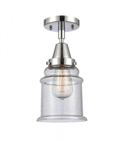 Canton - 1 Light - 6 inch - Polished Chrome - Semi-Flush Mount (3442|447-1C-PC-G184-LED)