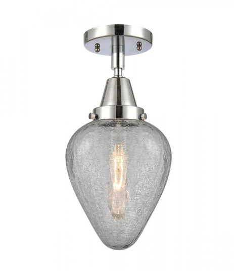 Geneseo - 1 Light - 7 inch - Polished Chrome - Semi-Flush Mount (3442|447-1C-PC-G165-LED)