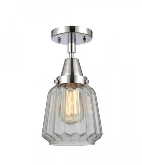 Chatham - 1 Light - 7 inch - Polished Chrome - Semi-Flush Mount (3442|447-1C-PC-G142-LED)
