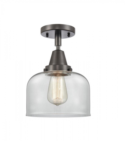 Bell - 1 Light - 8 inch - Oil Rubbed Bronze - Semi-Flush Mount (3442|447-1C-OB-G72)