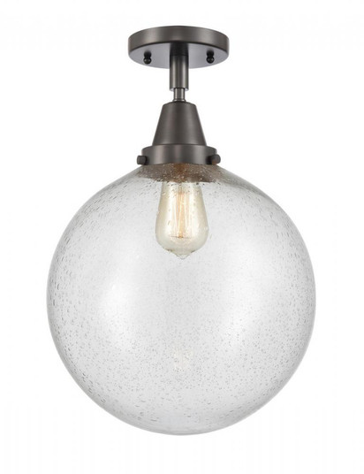 Beacon - 1 Light - 12 inch - Oil Rubbed Bronze - Semi-Flush Mount (3442|447-1C-OB-G204-12)