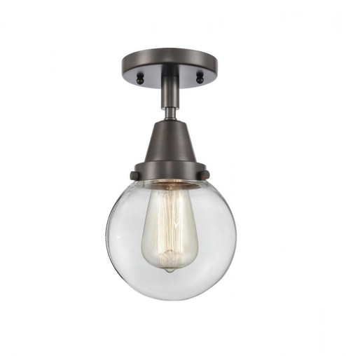 Beacon - 1 Light - 6 inch - Oil Rubbed Bronze - Semi-Flush Mount (3442|447-1C-OB-G202-6-LED)