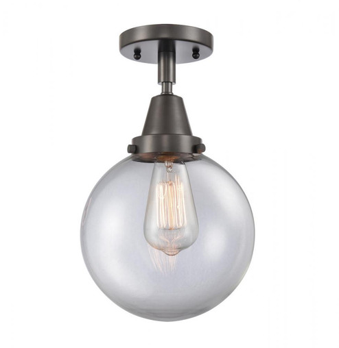 Beacon - 1 Light - 8 inch - Oil Rubbed Bronze - Semi-Flush Mount (3442|447-1C-OB-G202-8)